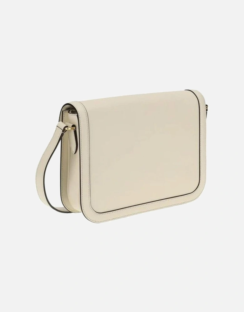 Leather Shoulder Bag Women - White