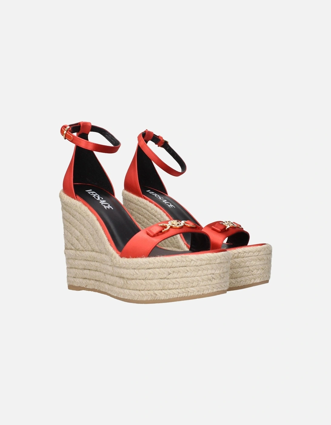 Leather Studded High-Top Sneakers Women - Orange Sandals