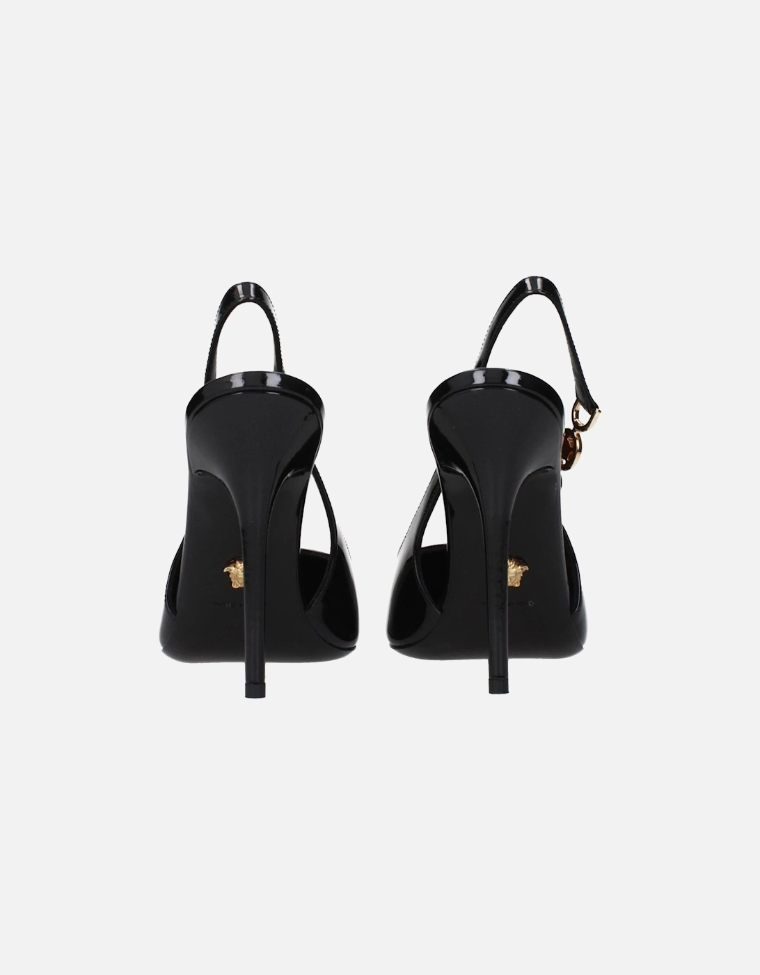 Leather Biker Jacket with Zipper Detailing Women - Black Sandals