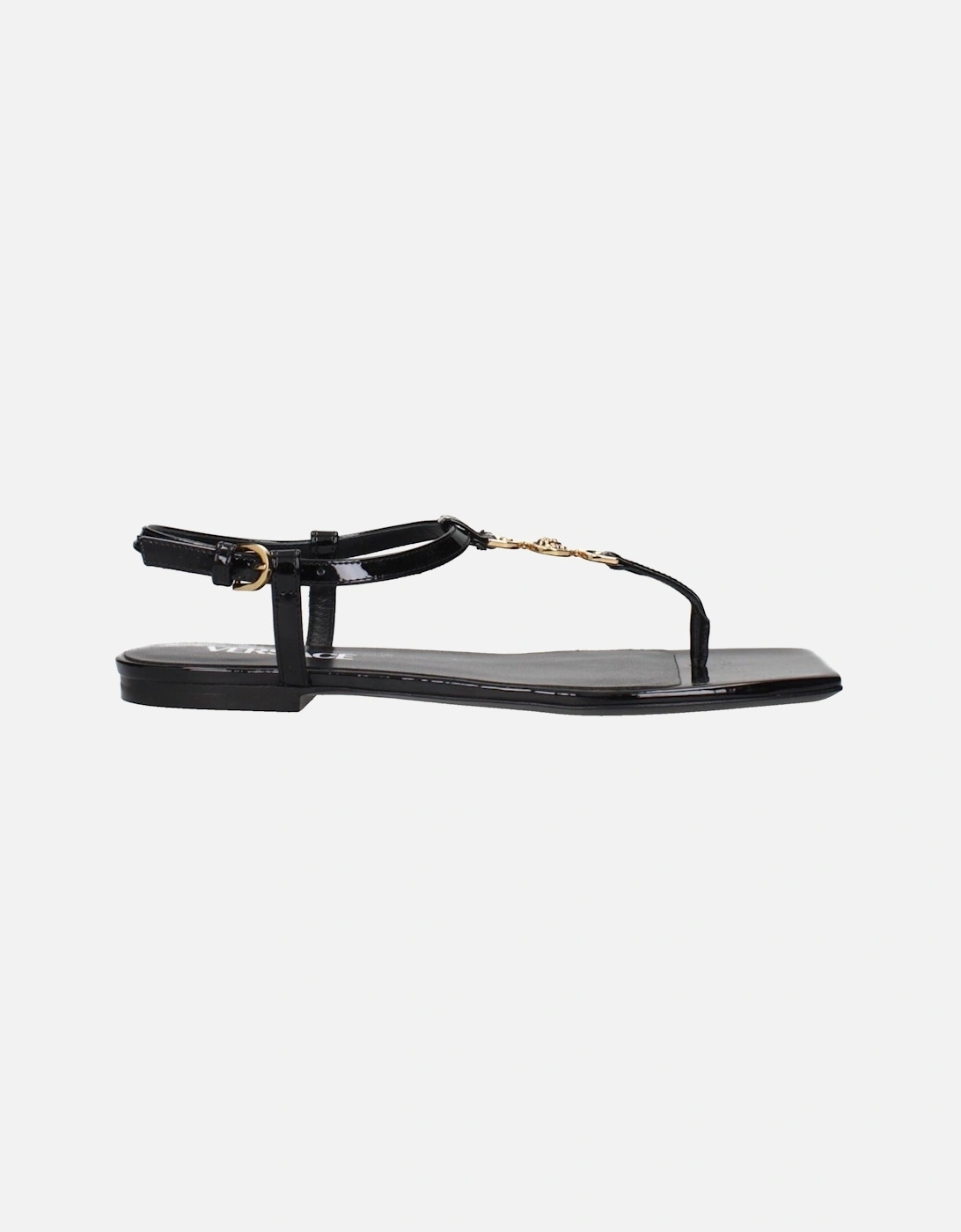 Leather Ankle Boots with Block Heel Women - Black Sandals, 5 of 4