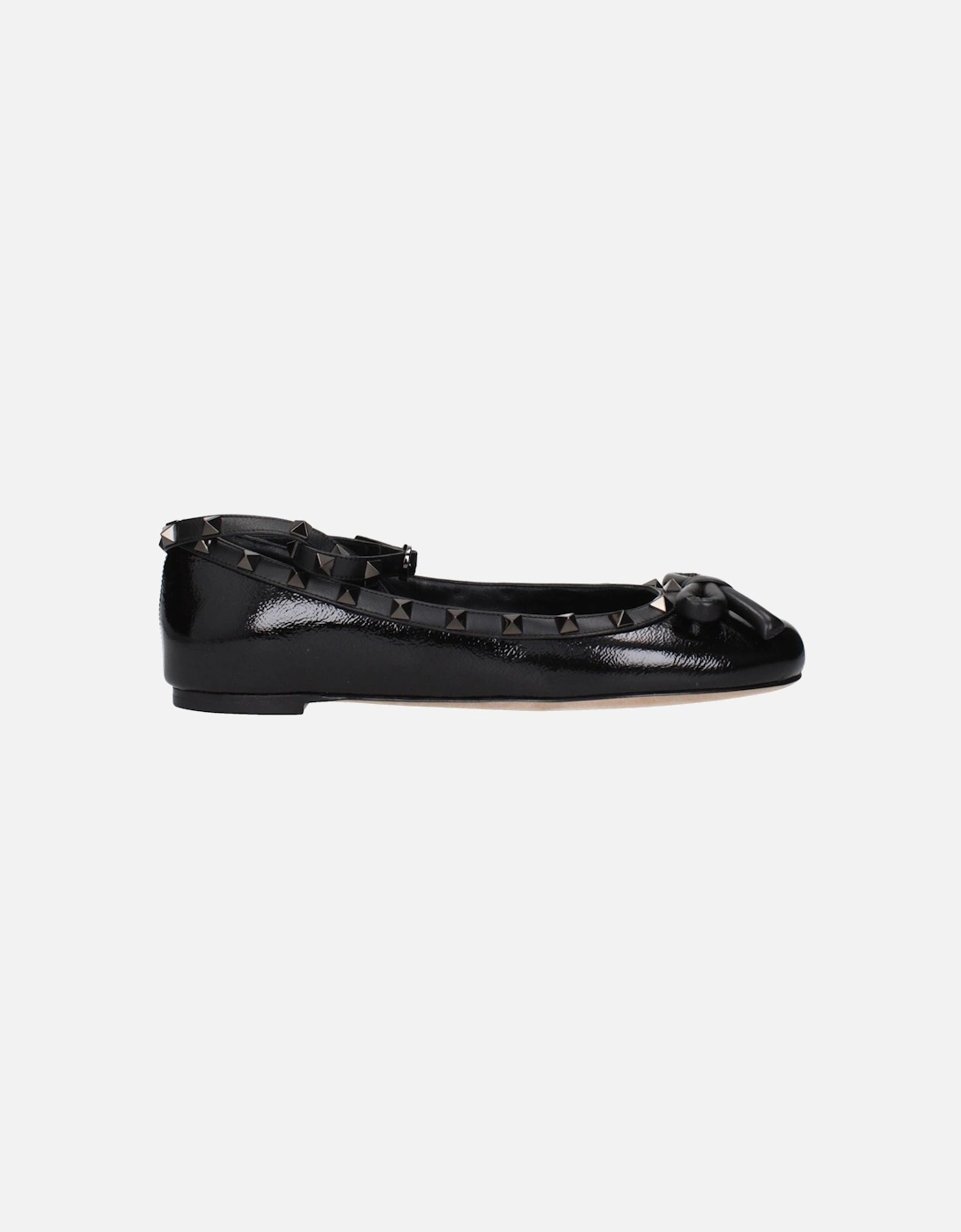 Embellished Leather Strap Sandals Women - Black Shoes, 6 of 5