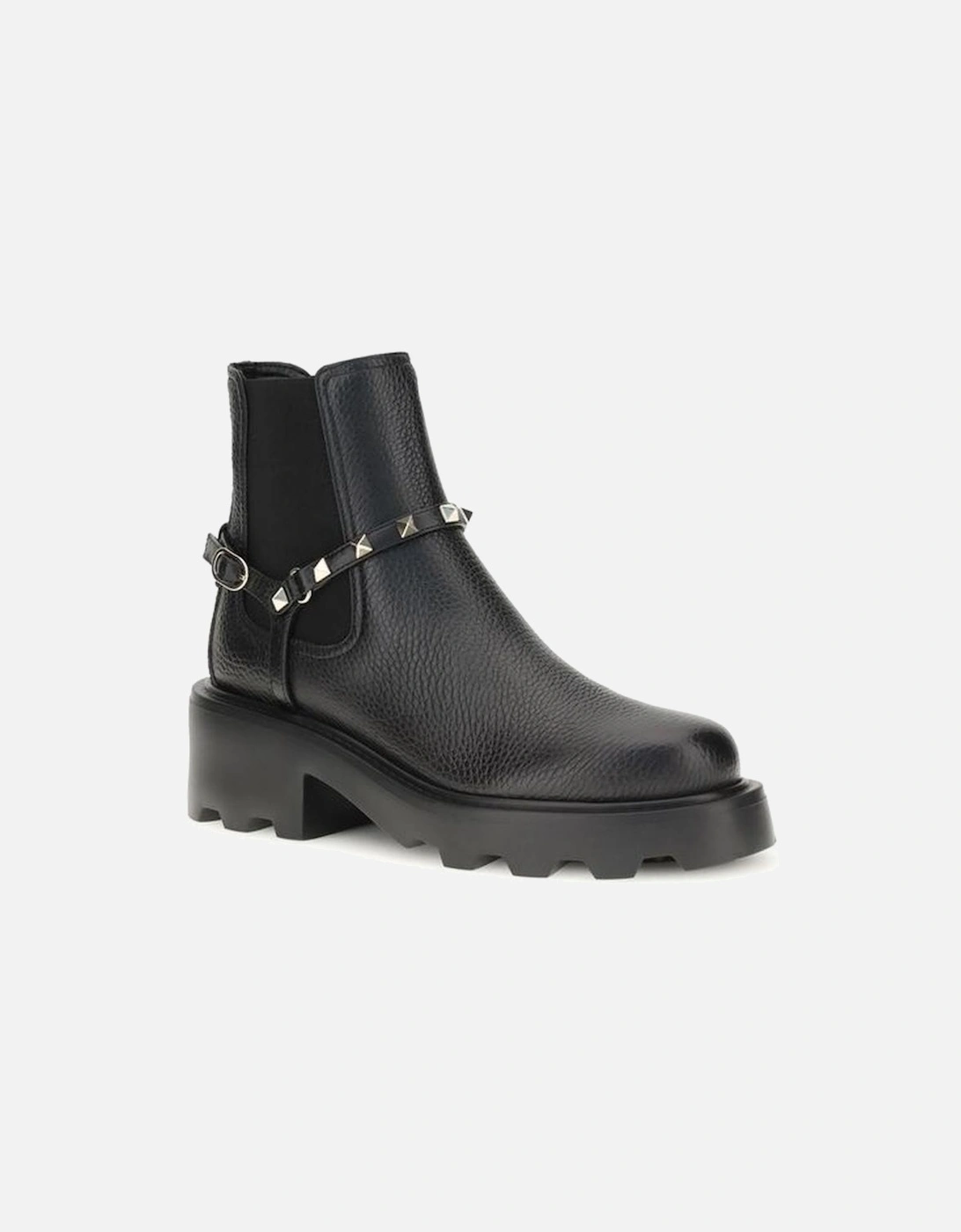 Double-Breasted Wool Blend Coat Women - Black Boots
