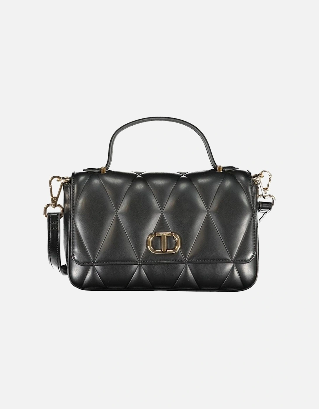 Leather Biker Jacket with Zip Detailing Women - Black Handbags, 4 of 3