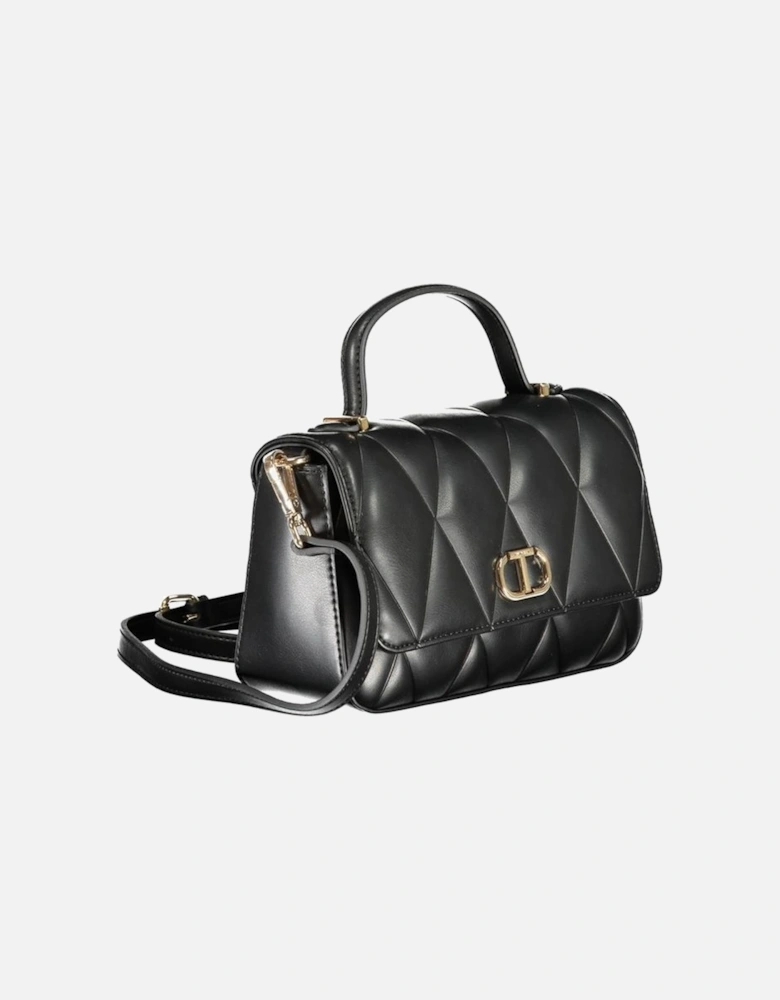 Leather Biker Jacket with Zip Detailing Women - Black Handbags