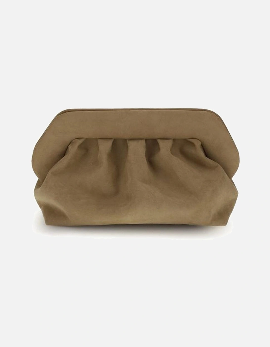 Cashmere Turtleneck Sweater with Ribbed Detailing Women - Beige Clutch, 5 of 4