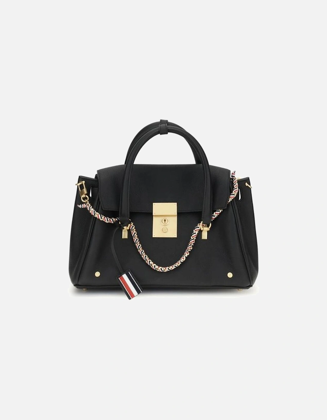 Structured Top Handle Bag Women - Black Handbags, 5 of 4