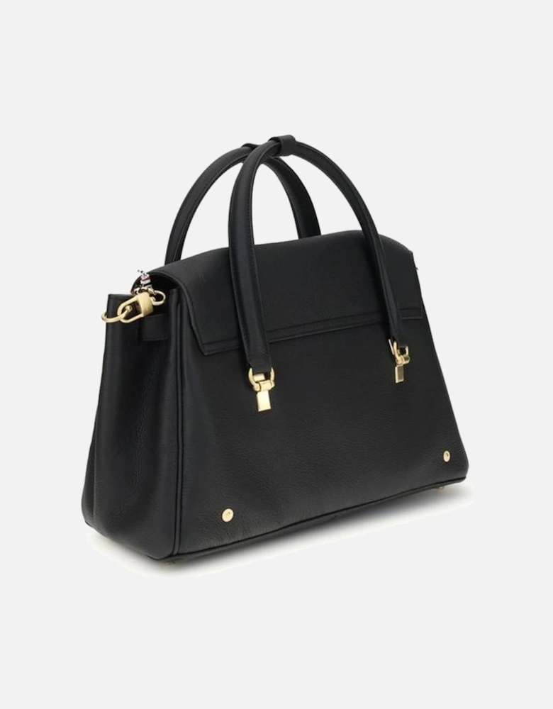 Structured Top Handle Bag Women - Black Handbags