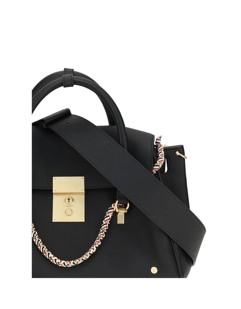Structured Top Handle Bag Women - Black Handbags