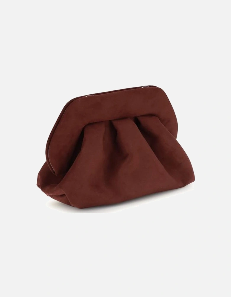Leather Platform Ankle Boots with Block Heel Women - Brown Clutch Bags