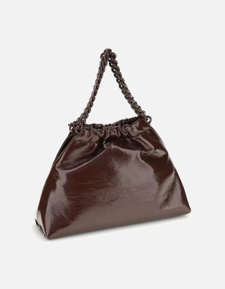 Drawstring Bucket Bag Women - Brown Shoulder Bags