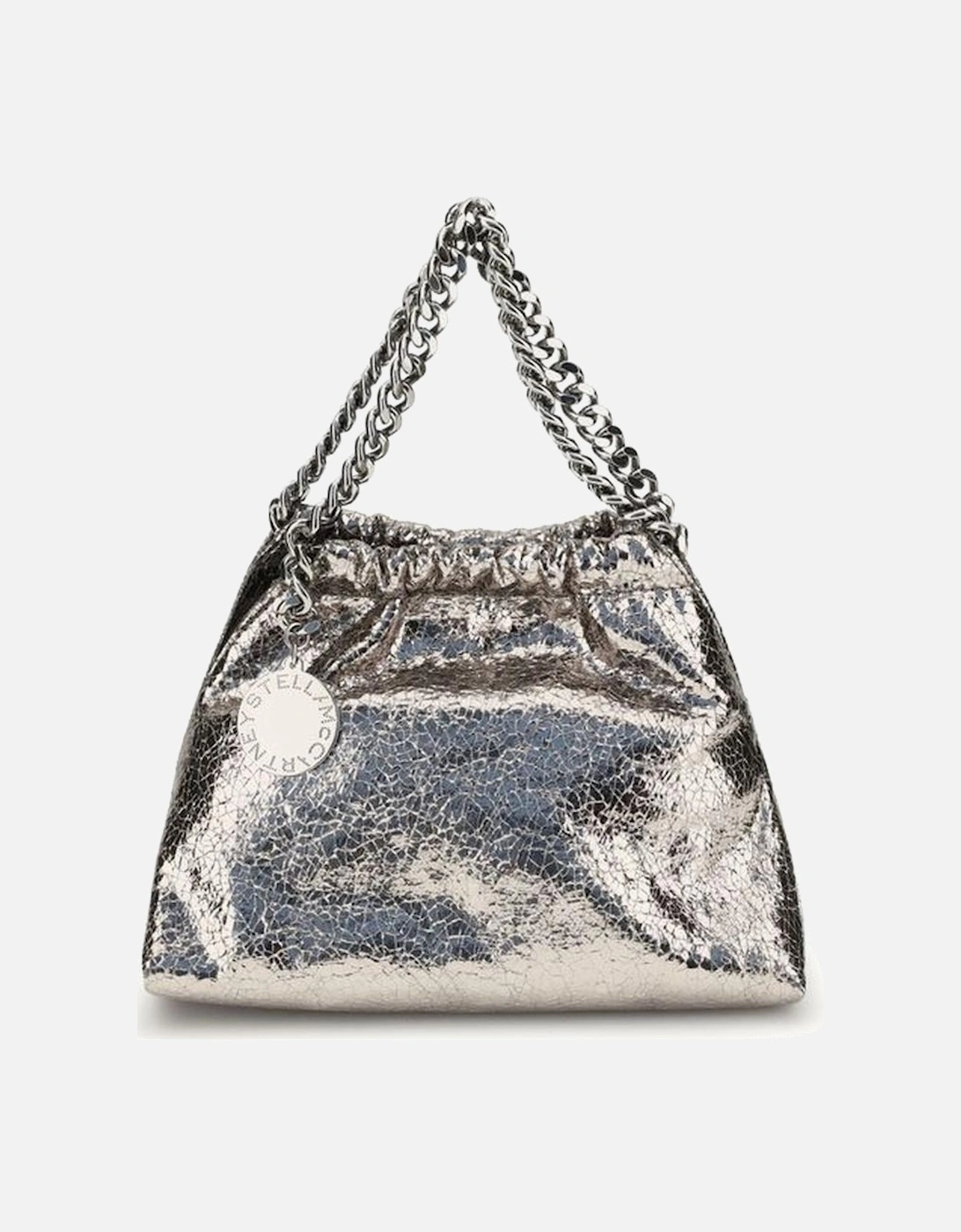 Chain Handle Pouch Women - Silver Shoulder Bags, 5 of 4