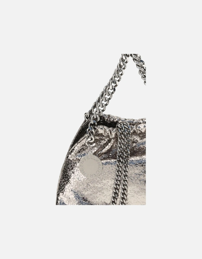 Chain Handle Pouch Women - Silver Shoulder Bags