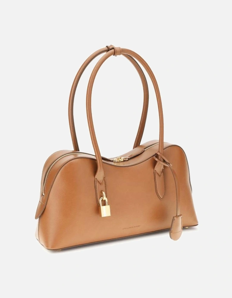 Structured Top Handle Bag Women - Beige Shoulder Bags