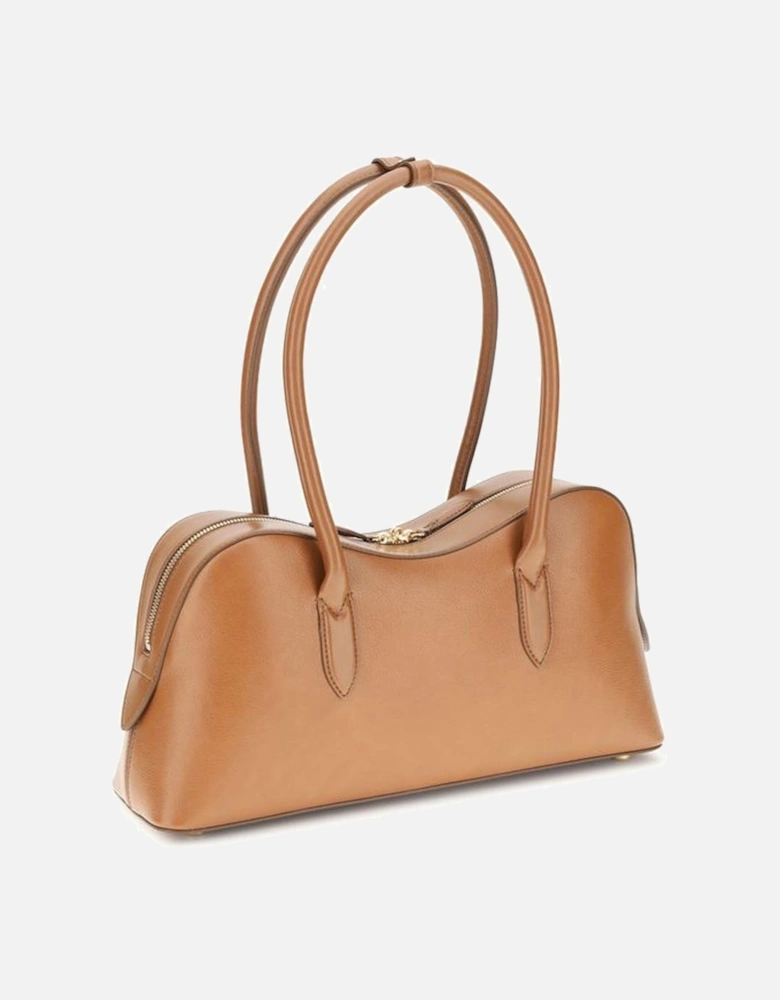 Structured Top Handle Bag Women - Beige Shoulder Bags