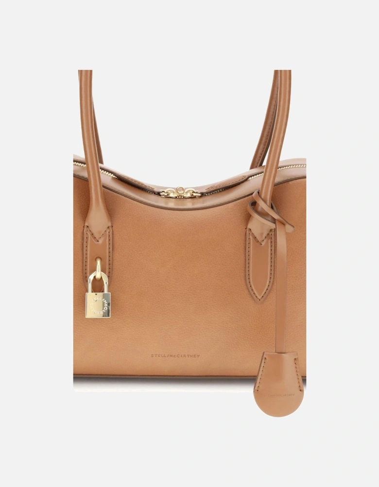 Structured Top Handle Bag Women - Beige Shoulder Bags