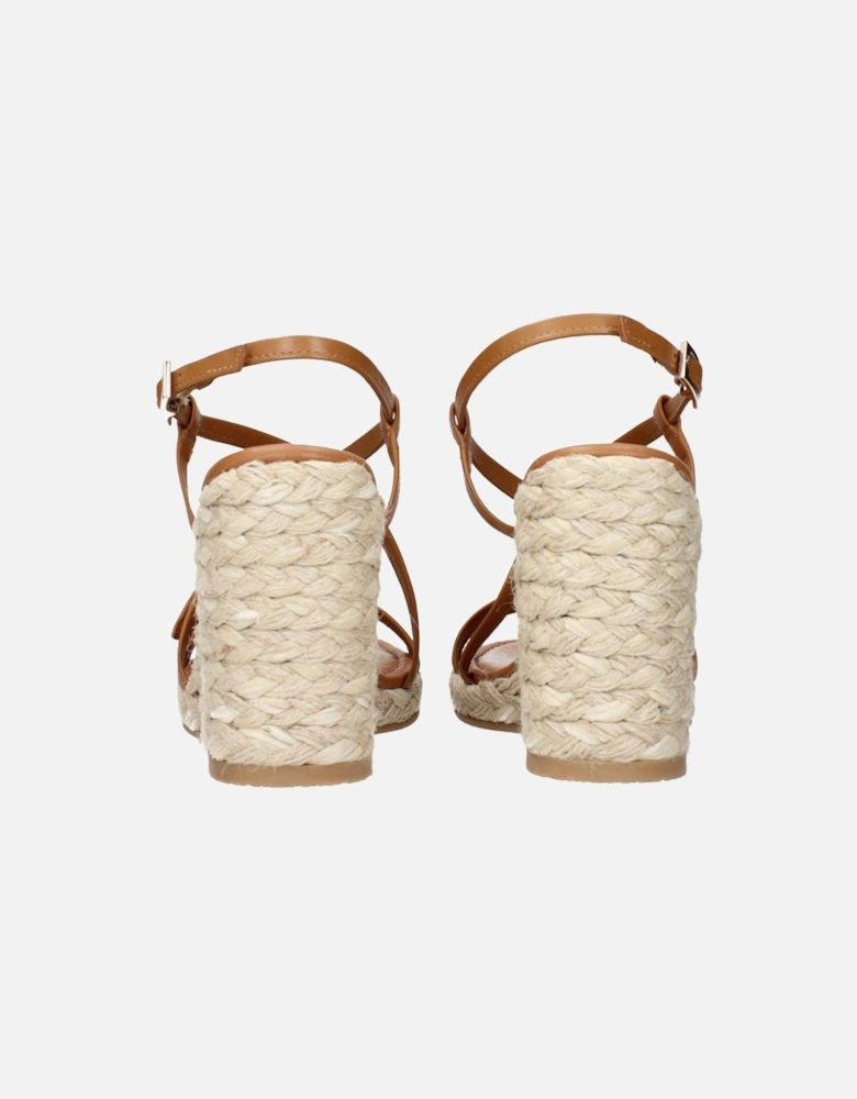 Leather Ankle Boots with Side Zip Closure Women - Brown Sandals