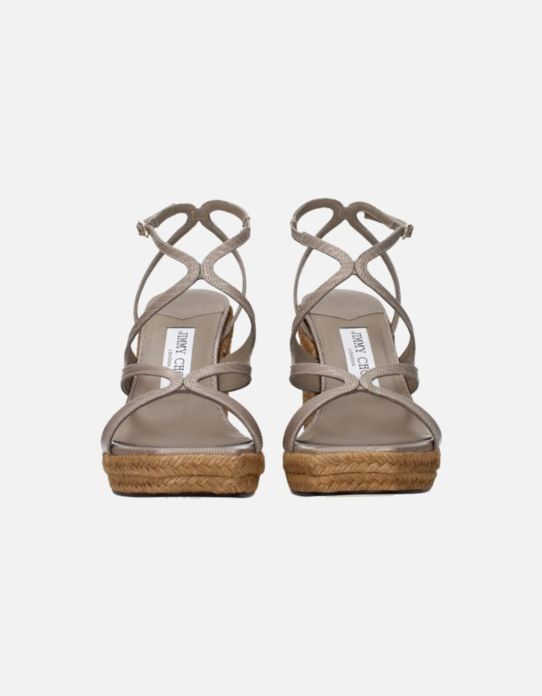 Cashmere Ribbed Turtleneck Sweater Women - Gray Sandals