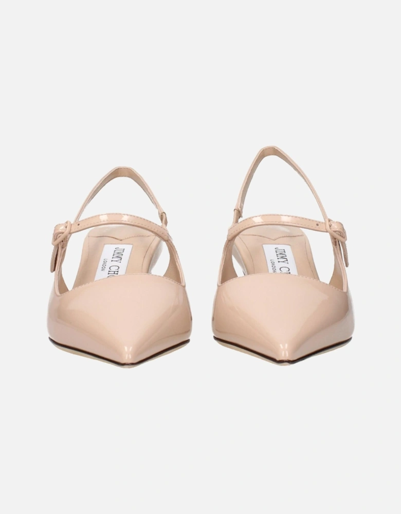Leather Quilted Shoulder Bag with Chain Strap Women - Pink Sandals