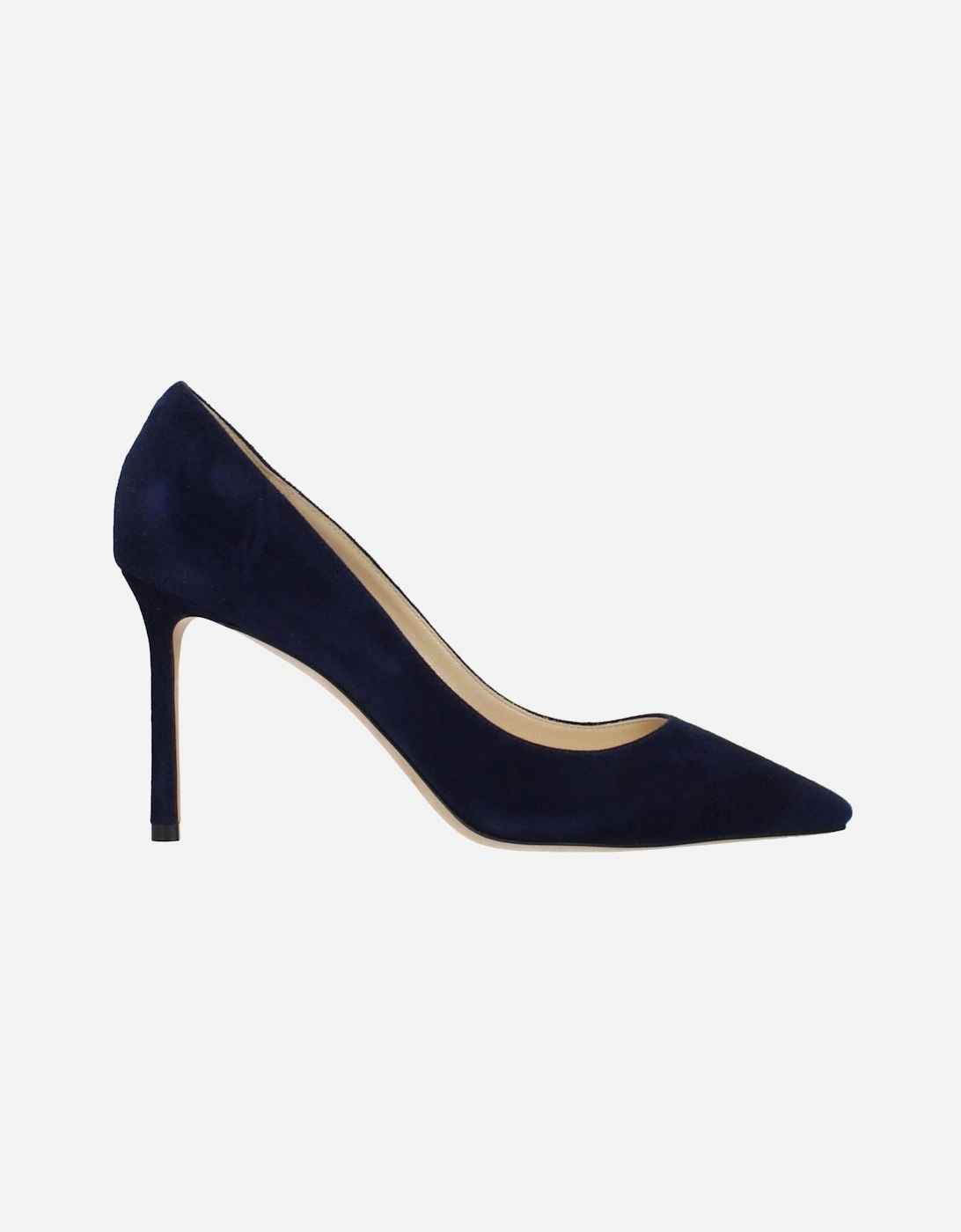 Double-Breasted Wool-Blend Overcoat Women - Blue Pumps, 6 of 5
