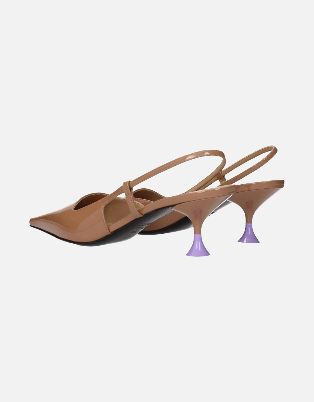 Leather Panelled High-Top Sneakers Women - Brown Sandals