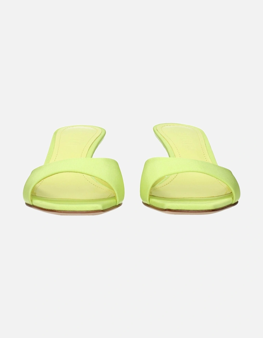 Leather Biker Jacket with Asymmetrical Zip Women - Green Sandals