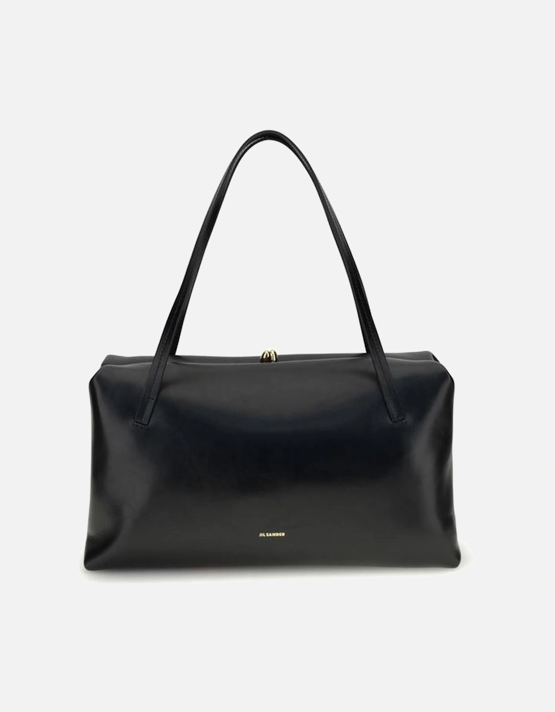 Leather Quilted Chain Shoulder Bag Women - Black, 5 of 4