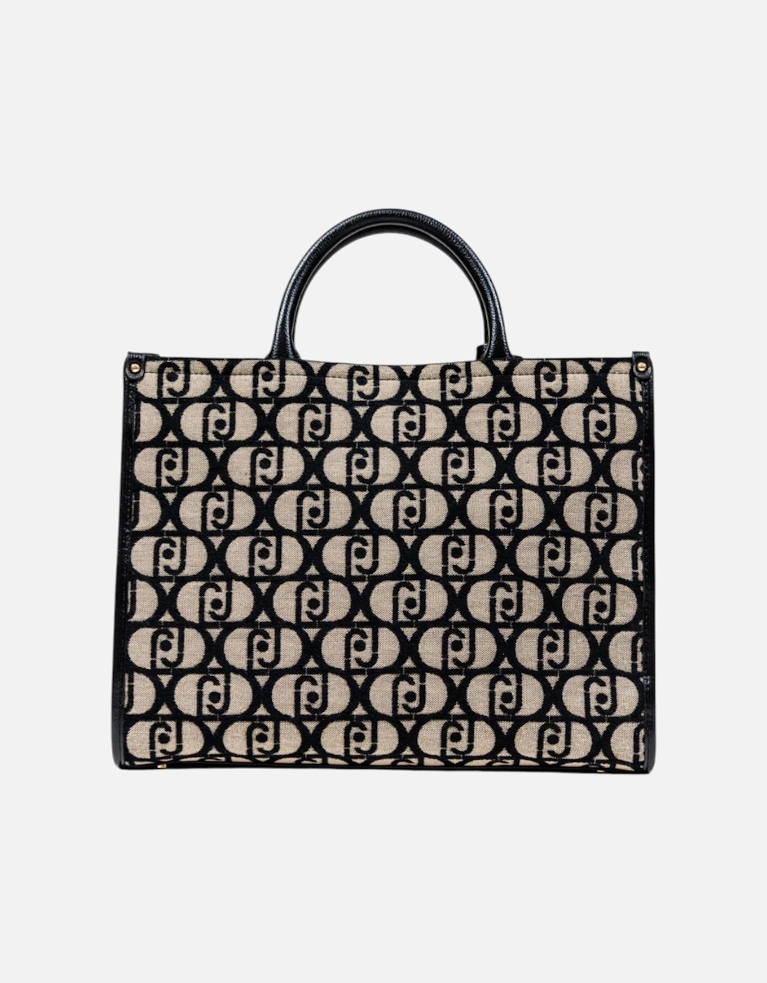 Printed Handbag with Shoulder Strap Women - Black Bags