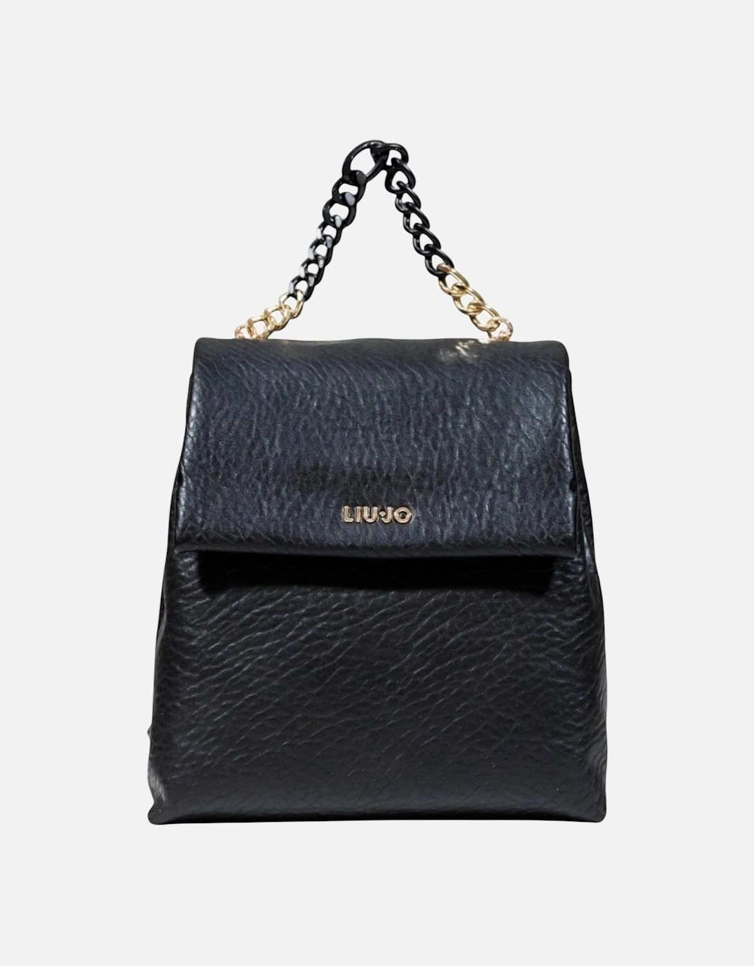 Automatic Button Rucksack with Inside Pockets Women - Black Bags, 4 of 3