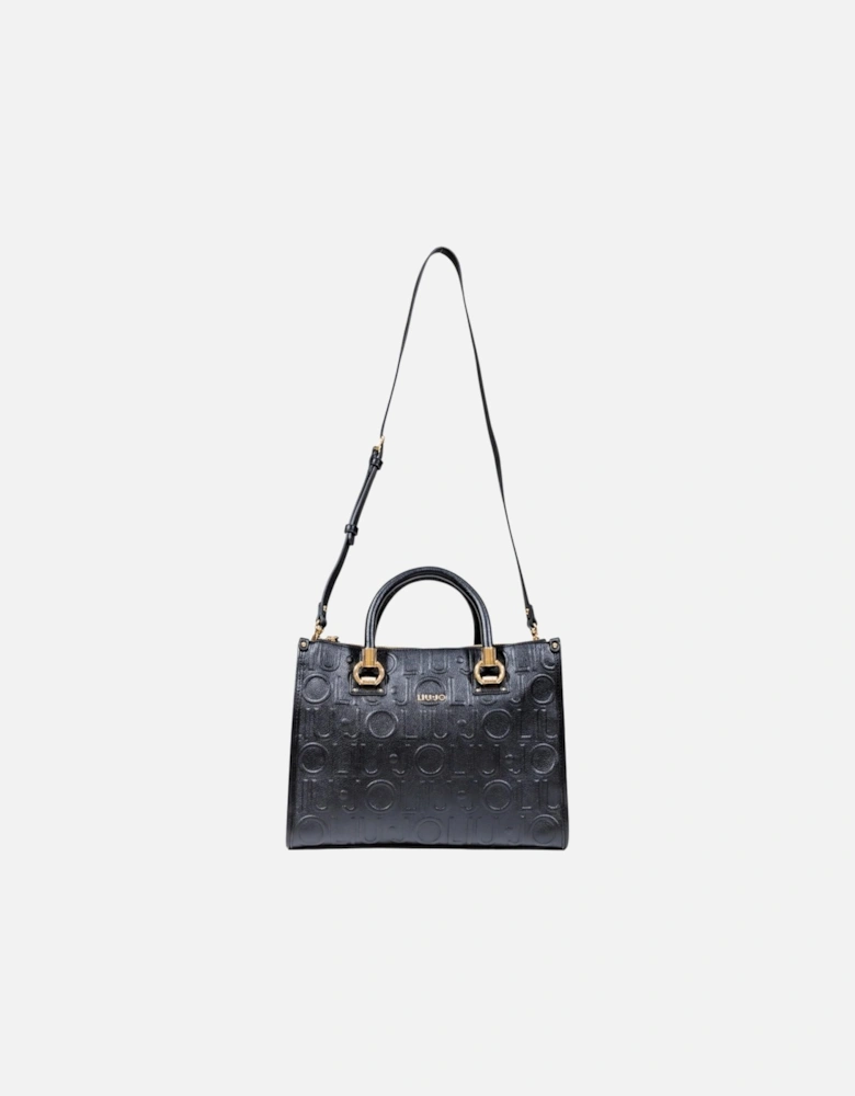 Handbag with Shoulder Strap and Inside Pocket Women - Black Bags
