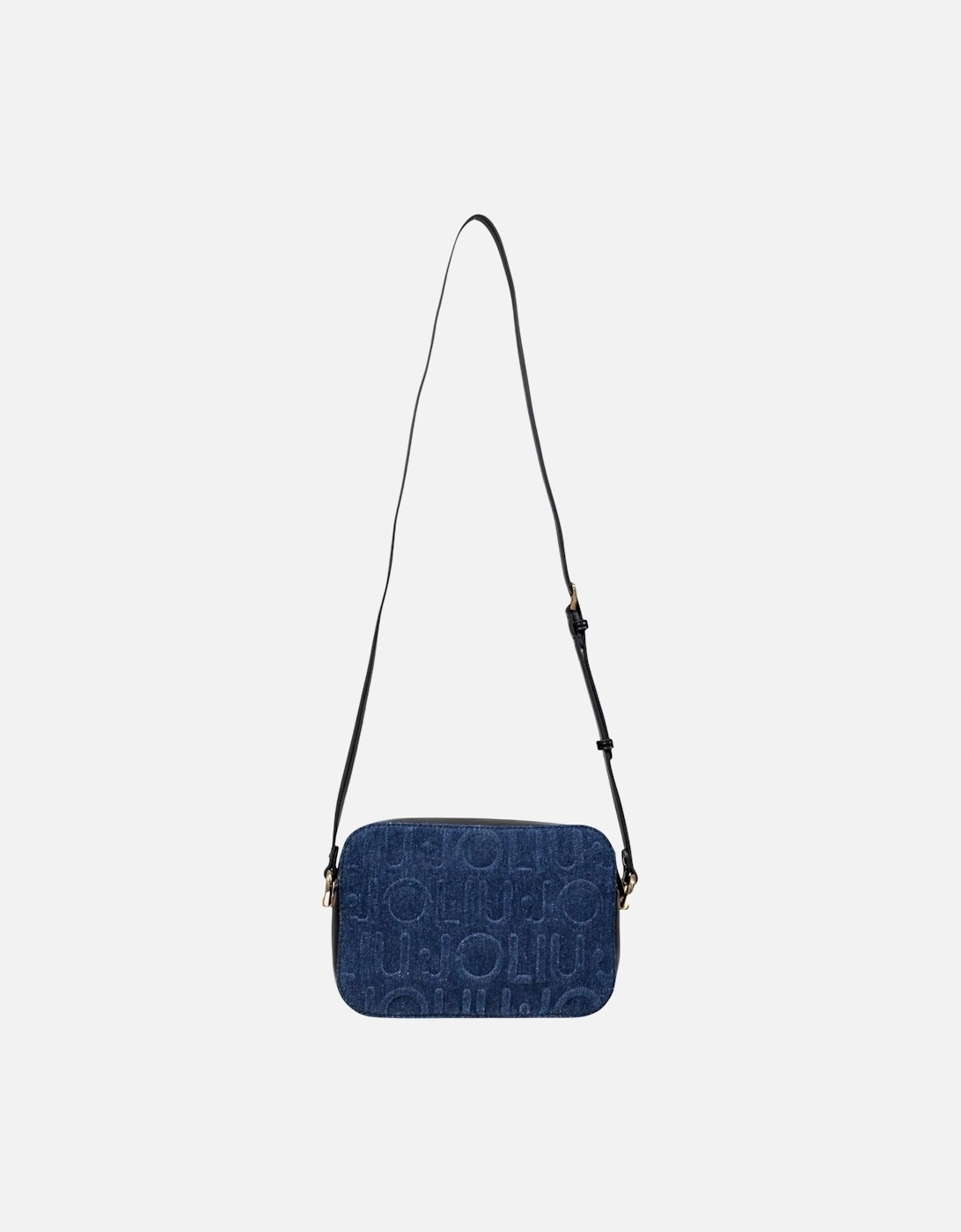 Shoulder Bag with Zip Closure and Inside Pocket Women - Blue