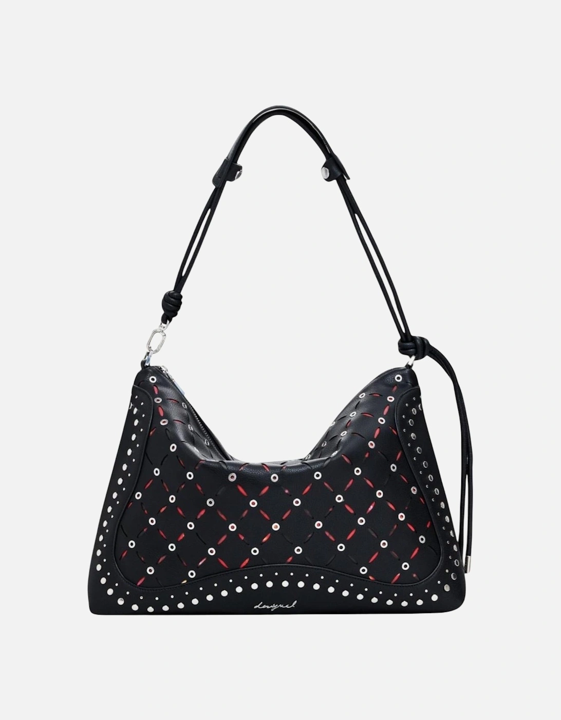 Handbag with Shoulder Strap and Zip Women - Black Bags, 4 of 3