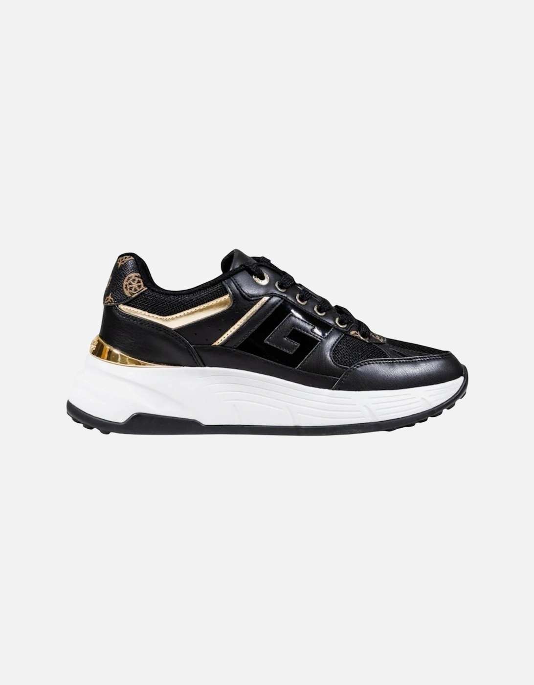 Platform Lace-Up Sneakers Women - Black, 4 of 3