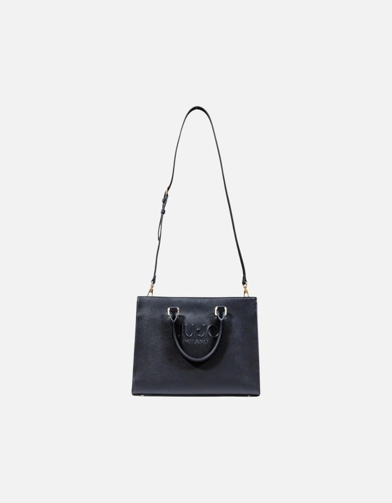 Handbag with Shoulder Strap and Inside Pockets Women - Black Bags