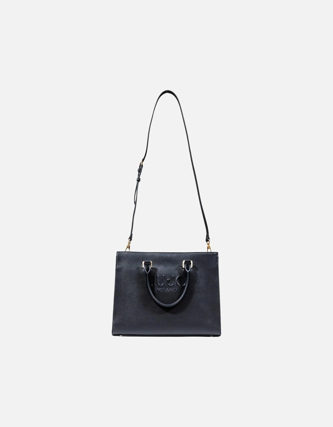 Handbag with Shoulder Strap and Inside Pockets Women - Black Bags