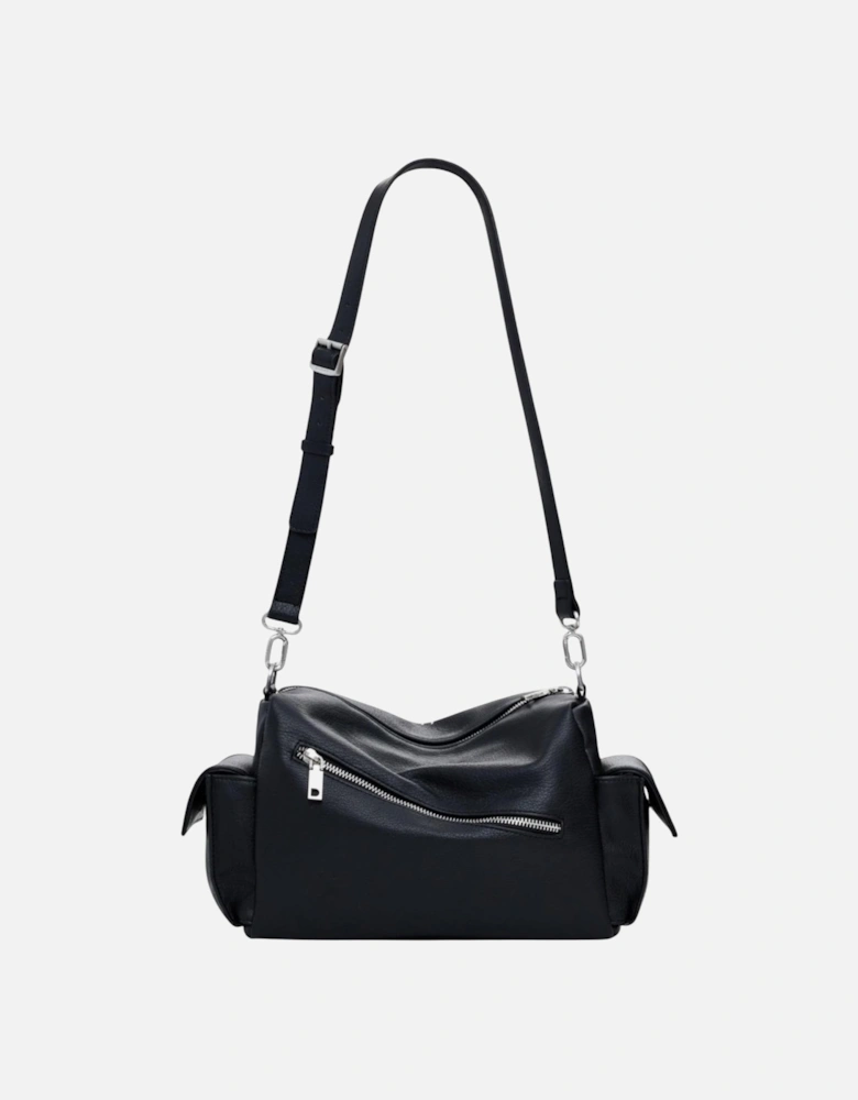 Handbag with Print and Shoulder Strap Women - Black Bags