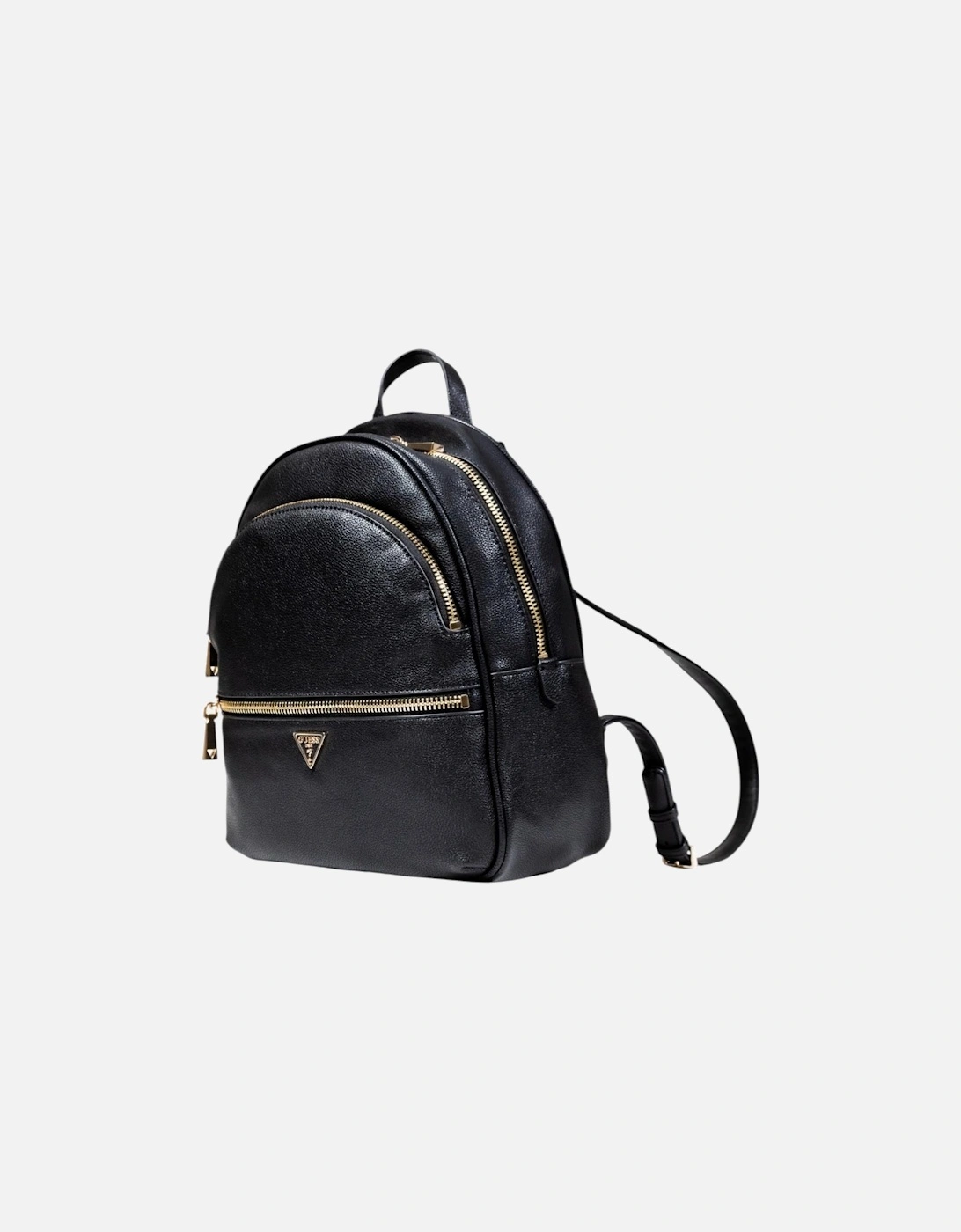 Rucksack with Zip and Multiple Pockets Women - Black Bags