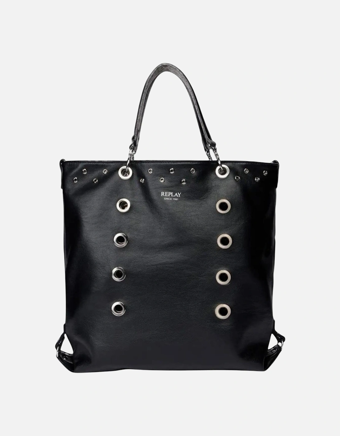 Handbag with Zip and Inside Pockets Women - Black Bags, 4 of 3