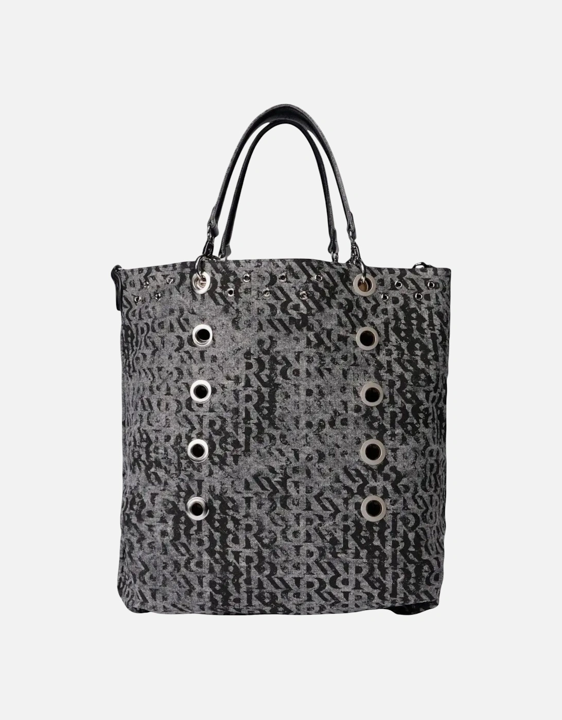 Handbag with Zip and Inside Pockets Women - Black Bags