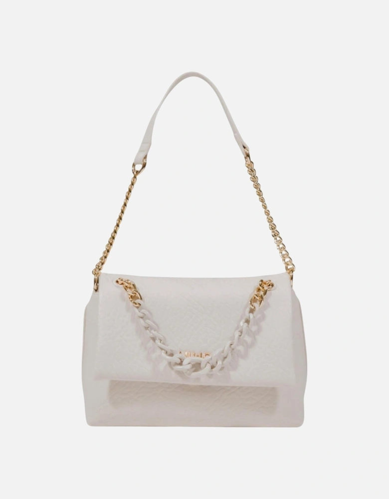 Handbag with Shoulder Strap and Inside Pocket Women - White Bags