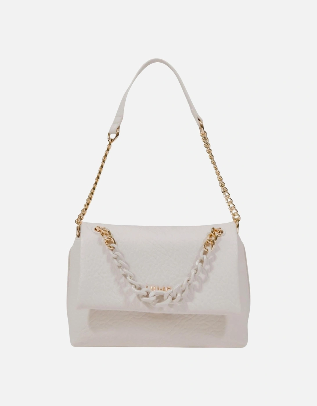 Handbag with Shoulder Strap and Inside Pocket Women - White Bags