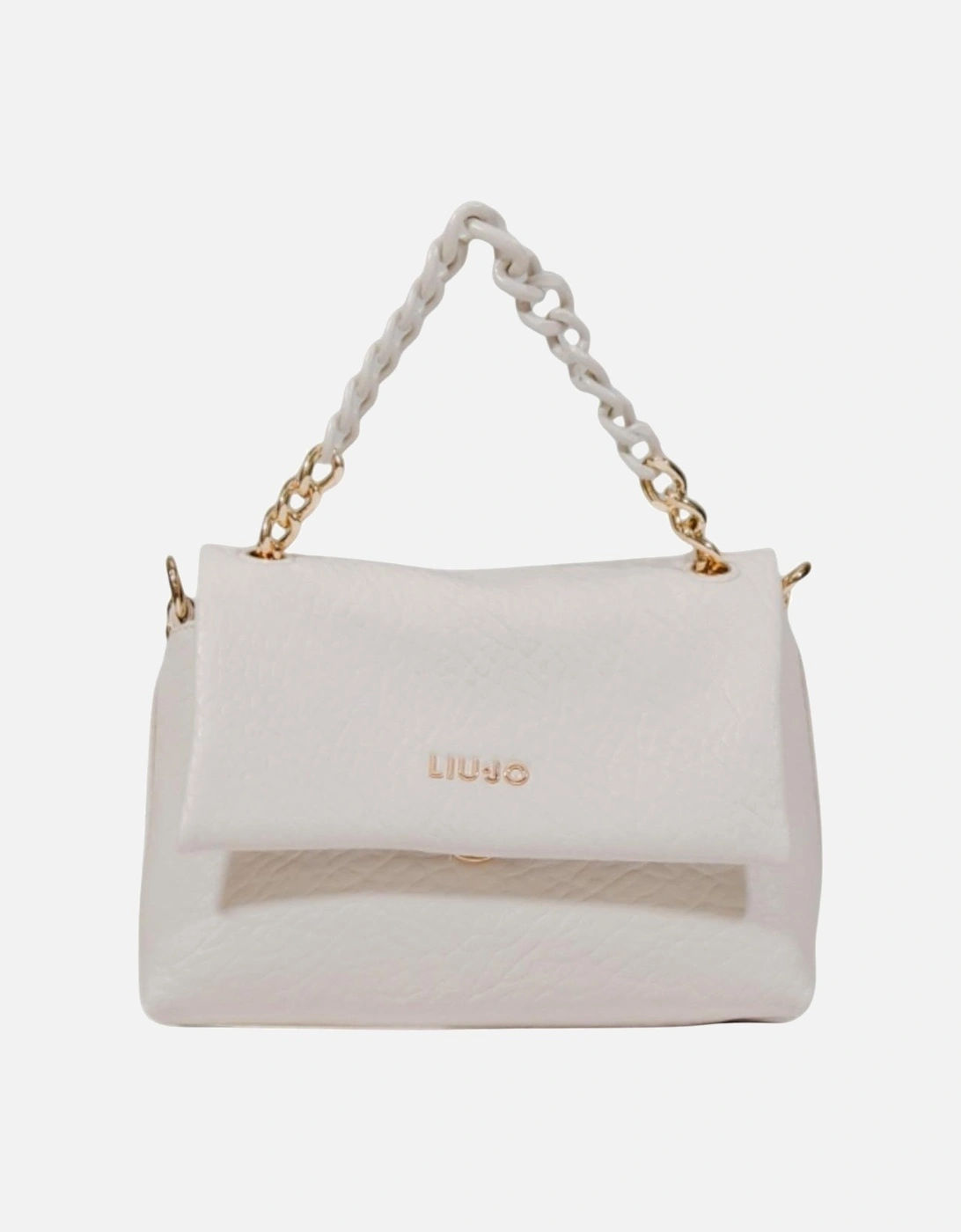 Handbag with Shoulder Strap and Inside Pocket Women - White Bags, 4 of 3