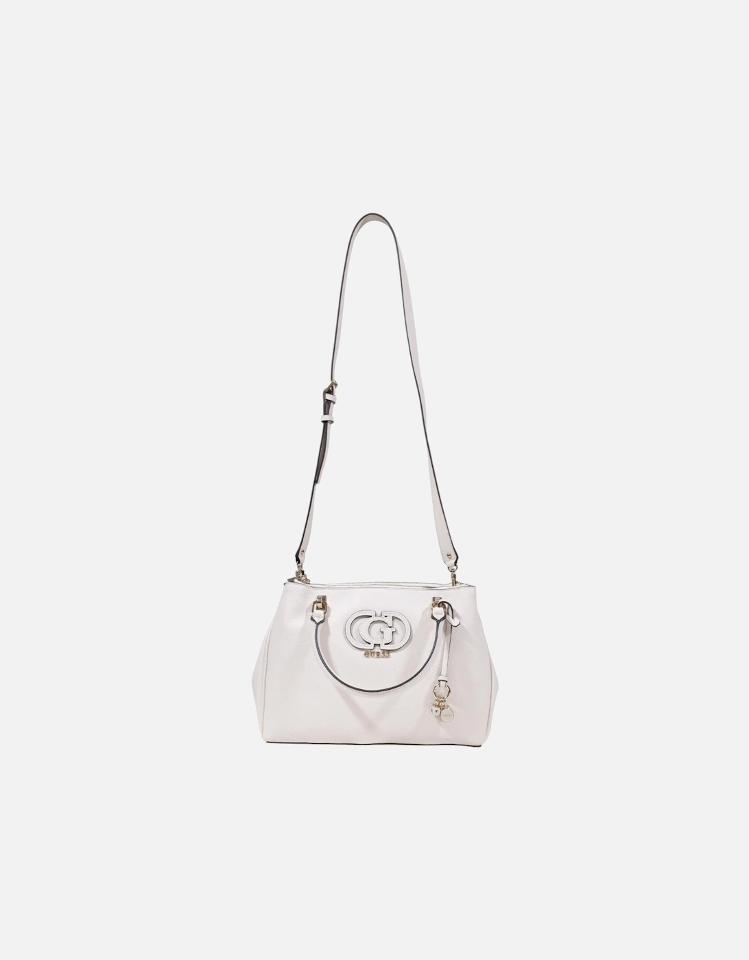 Handbag with Shoulder Strap and Zip Closure Women - White Bags, 4 of 3