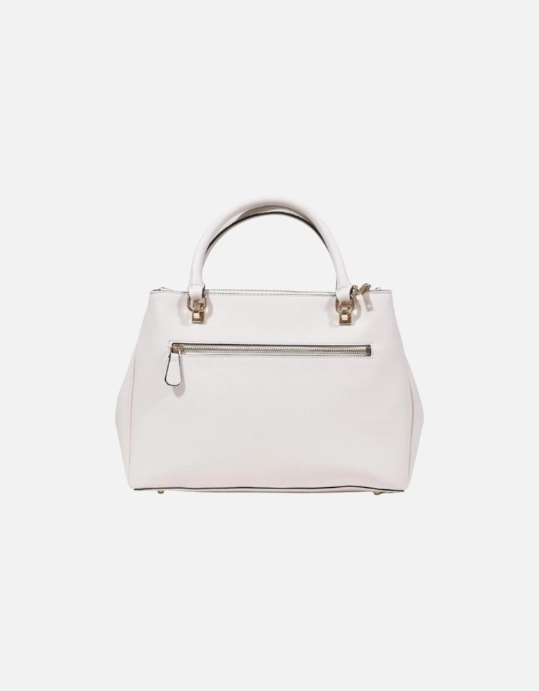 Handbag with Shoulder Strap and Zip Closure Women - White Bags