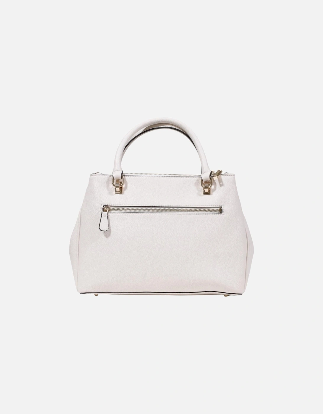 Handbag with Shoulder Strap and Zip Closure Women - White Bags