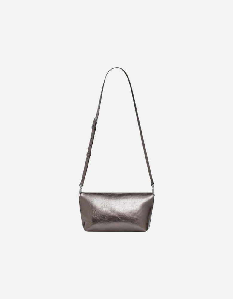 Handbag with Shoulder Strap and Inside Pocket Women - Silver Bags