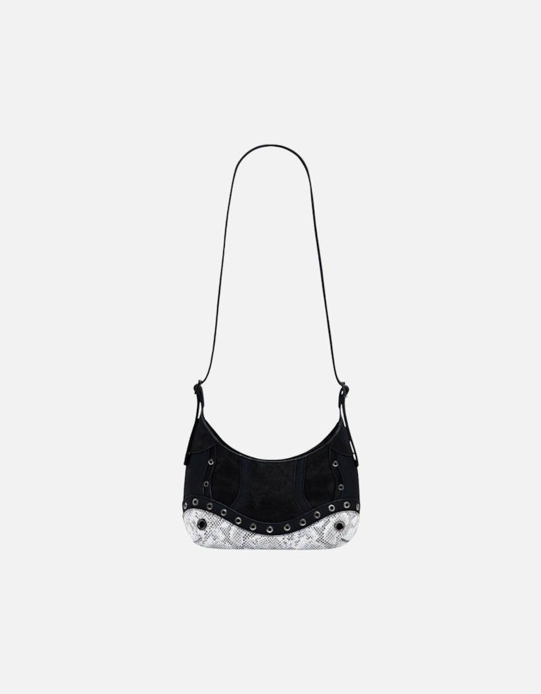 Handbag with Zip and Inside Pocket Women - Black Bags
