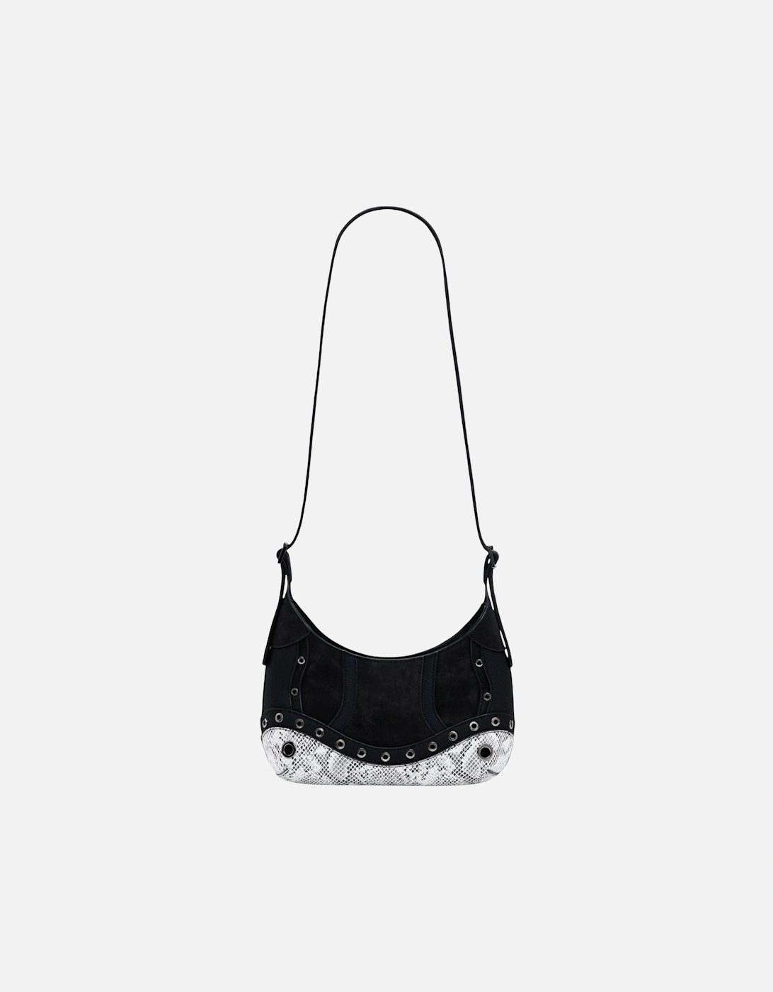 Handbag with Zip and Inside Pocket Women - Black Bags