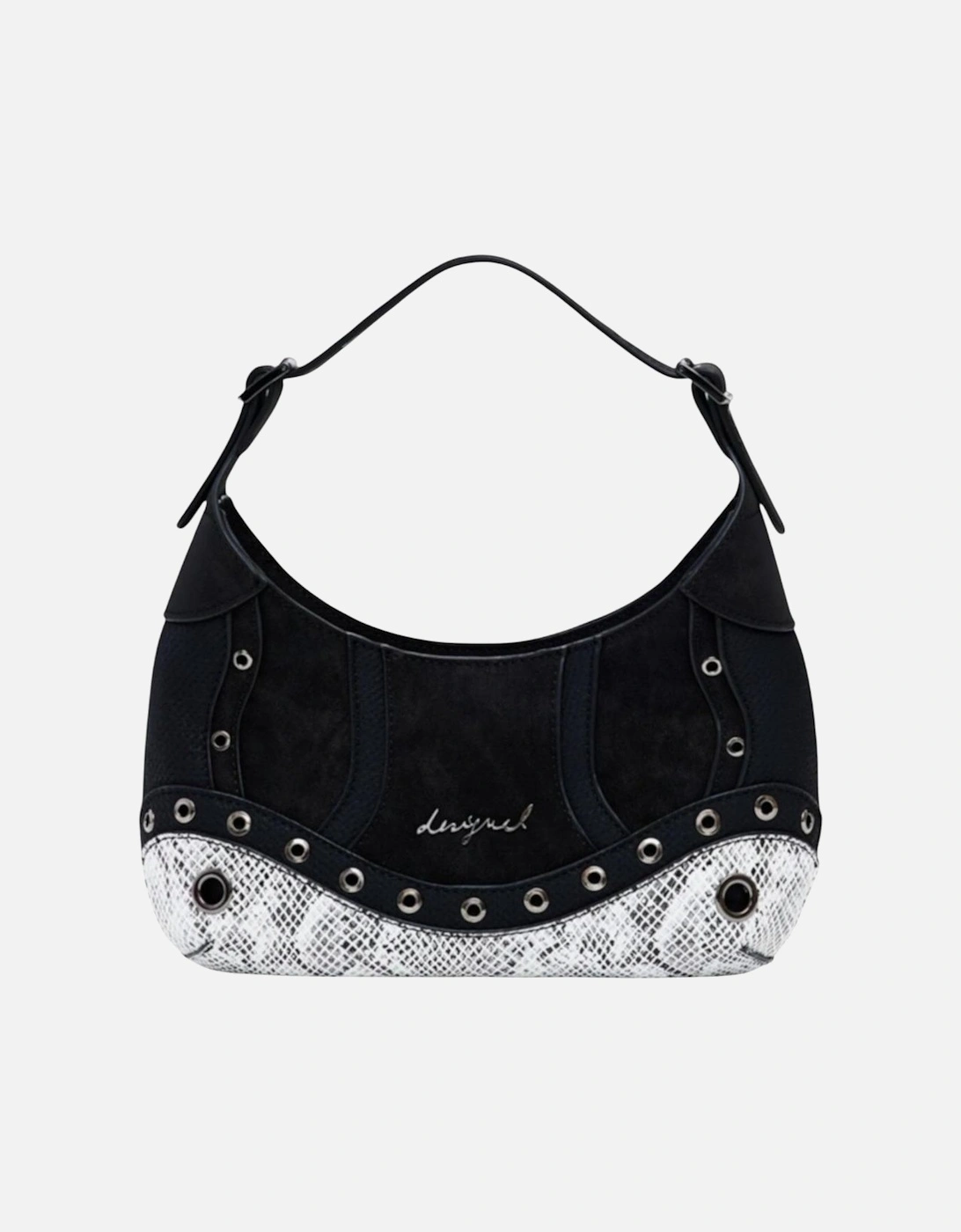 Handbag with Zip and Inside Pocket Women - Black Bags, 4 of 3