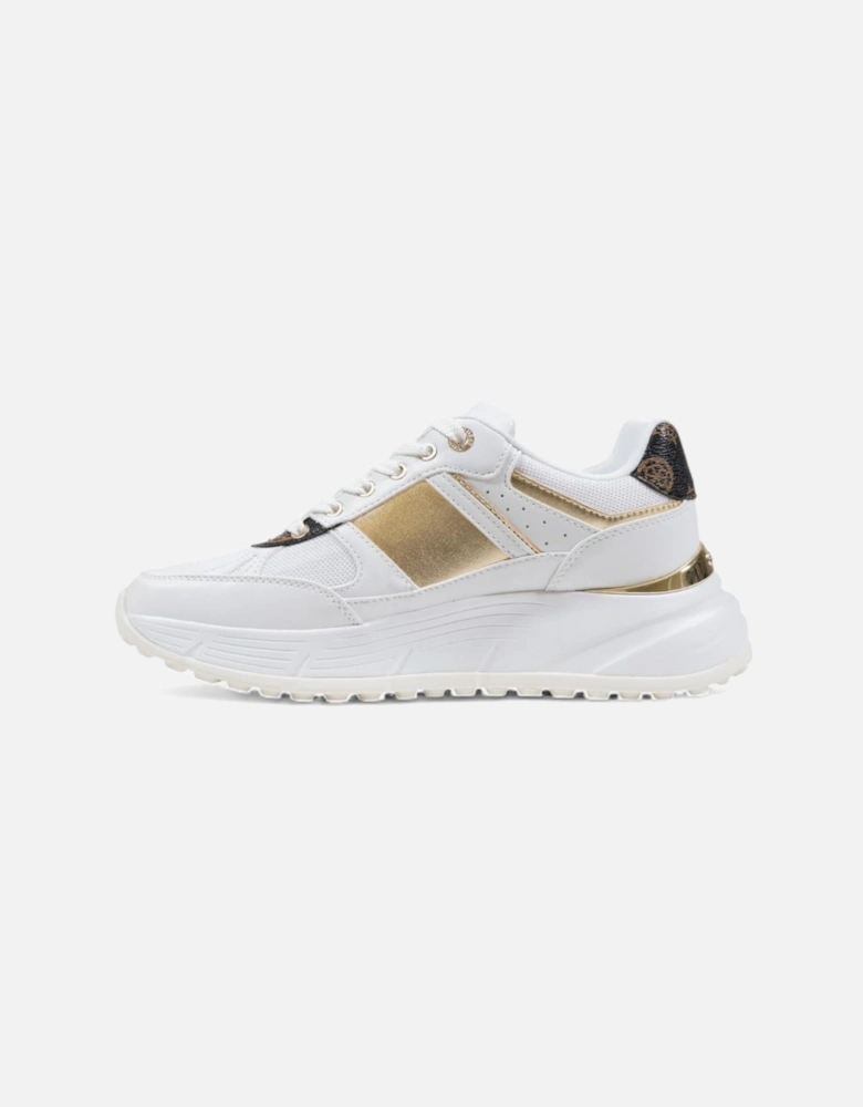 Platform Lace-Up Sneakers Women - White