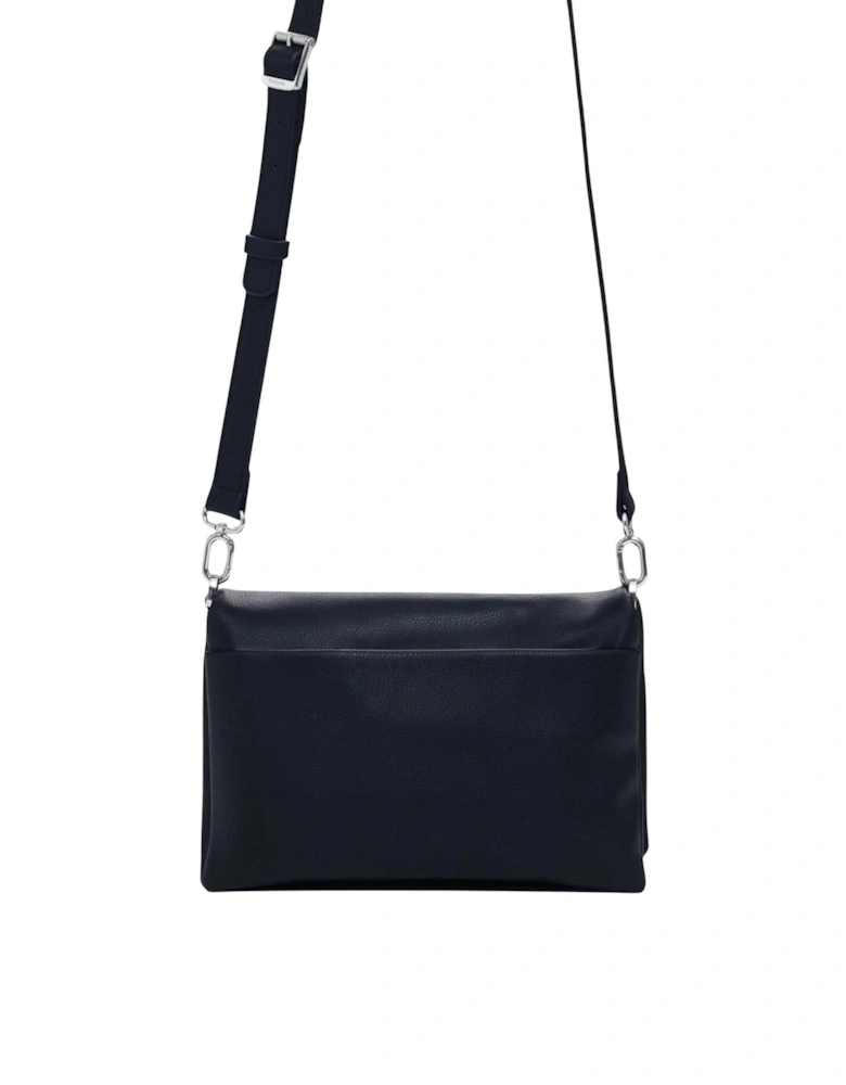 Printed Handbag with Shoulder Strap and Inside Pockets Women - Black